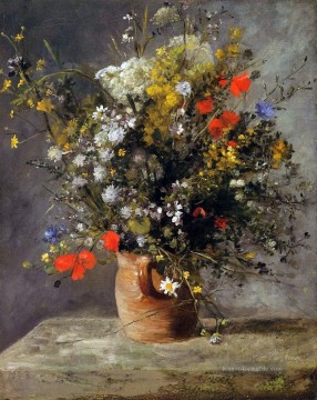  Renoir Malerei - Blumen in einer Vase 1866 Pierre Auguste Renoir